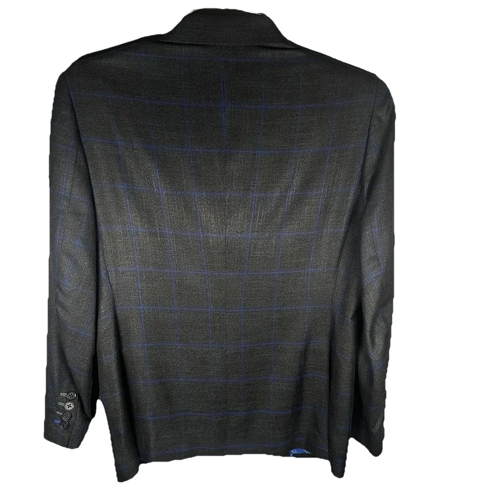 Richards Bespoke Men's Wool Sport Coat Blazer‎ Custom-fit Tailored EUC 36 Short